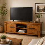 Woodgate Rustic Solid Pine TV Entertainment Unit