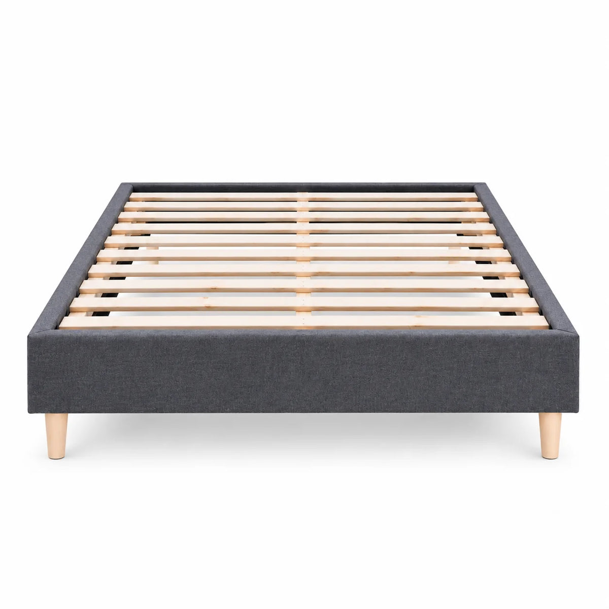 Takapuna Midnight Grey Kitset Bed Base