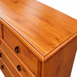 Troy Solid Pine Dressing Table with Mirror