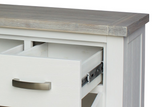 Ashland Solid Pine Hall Table – White Wash Coastal Style