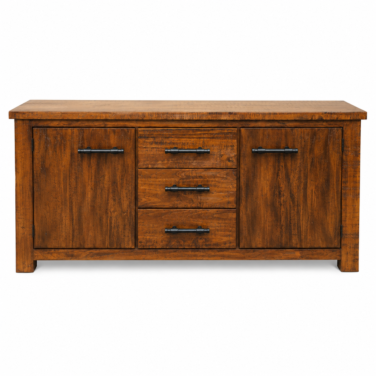 Woodgate Buffet Solid Pine Wood Rough Sawn and Rustic