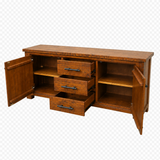 Woodgate Buffet Solid Pine Wood Rough Sawn and Rustic