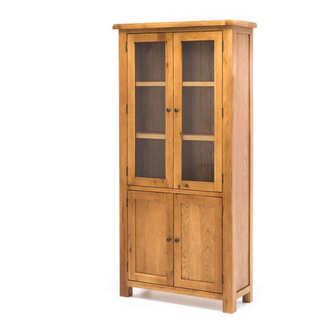 Riverland Oak Display Cabinet