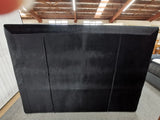 Seattle 1.4m Tall Black Velvet Headboard in Queen/ King/ Super king from