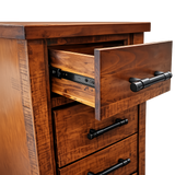 Woodgate Rustic Solid Wood 5 Drawer Slimboy