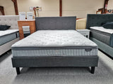Shirley Queen Bed and S/M Euro Top Pocket Spring Mattress