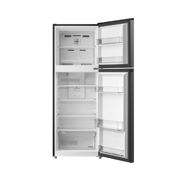 MIDEA MEET 236L Top Mount Fridge Freezer 3 Years Warranty -Jazz Black
