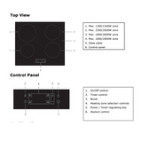 Midea 60cm 4-Zone Induction Cooktop MC-IF7251J1-A - Midea | Home Appliances New Zealand