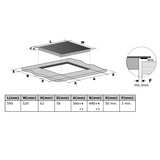 Midea 60cm 4-Zone Induction Cooktop MC-IF7251J1-A - Midea | Home Appliances New Zealand