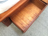 Maria Solid Wooden Bed with Shelf and Underneath Drawers in Queen/ King/ Super King from