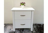 Pamela 4PCS White Solid Wooden Bedroom Suite in Single/ King Single/ Double/ Queen from