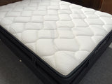 Double Bed 2Pcs: NZ Made Base & Dream Night 35cm Thick 5 Zone Pocket Spring Mattress