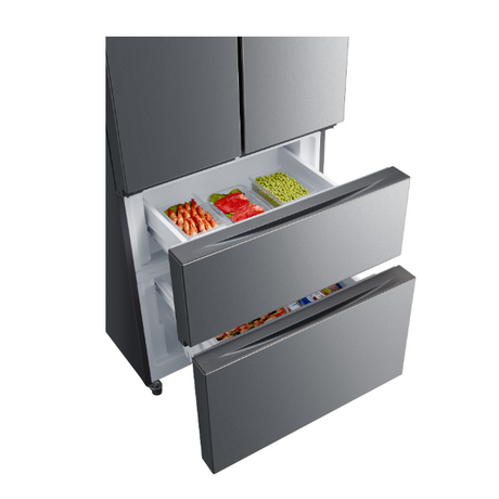 Midea 462L French Door Fridge Freezer Stainless Steel JHFD462SS - Midea | Home Appliances New Zealand