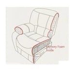 Harrison Recliner Lounge Suite 1+1+3 with 4 Recliners Air Leather
