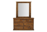 Felton 6PCS Solid Pine Wood Rustic Bedroom Suite in Queen / King / Super King from