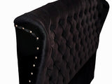 Bethany Black Fabric Headboard in Queen/ King/ Super King from