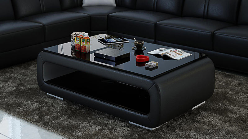 Black and White Coffee Table - CT1010