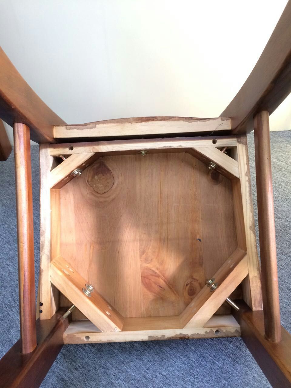 Felton Rustic Solid Pine Wooden Chair