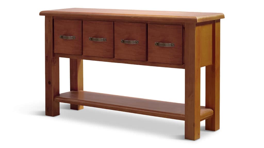 Felton Solid Wooden Rustic Hall Table
