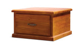 Felton Lamp Table Rustic Solid Pine Wood