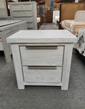 Gloria 5PCS Bedroom Suite Solid Wood White Wash in Queen/ King from