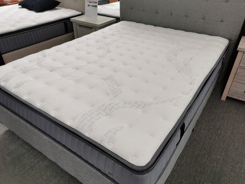 Queen Bed 2Pcs: NZ Made Base with Pillow Top Mattress