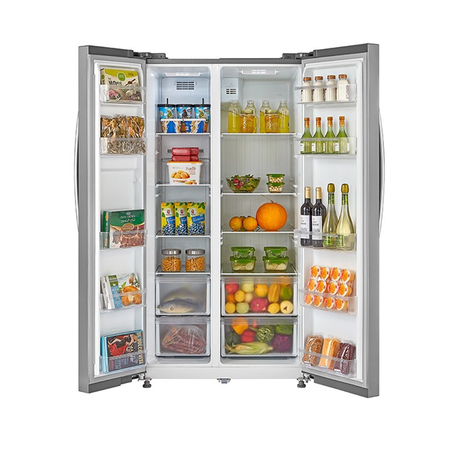 Midea 584L  Fridge Freezer Black Glass JHSBSINV584BK - Midea | Home Appliances New Zealand