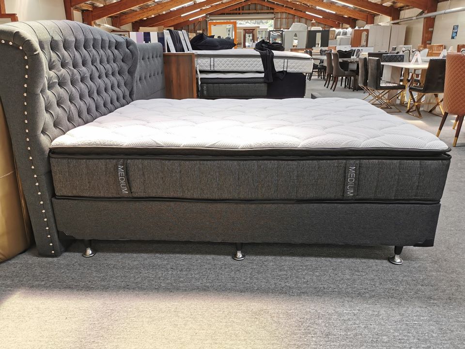 King Bed 2pcs NZ Made Split Base with Posture Elite Medium King Mattress