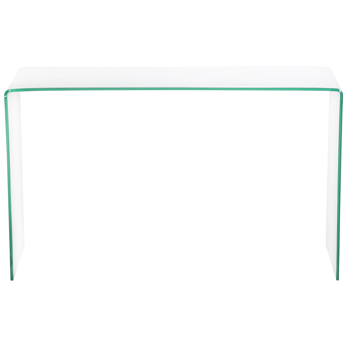 Cali U Shape Glass Hall Table