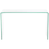 Cali U Shape Glass Hall Table