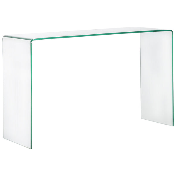 Cali U Shape Glass Hall Table – New Moon Furniture