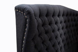 Bethany Charcoal Fabric Headboard in Queen/ King/ Super King from