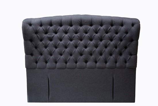 Birmingham Charcoal Fabric Headboard in Queen/ King/ Super King from