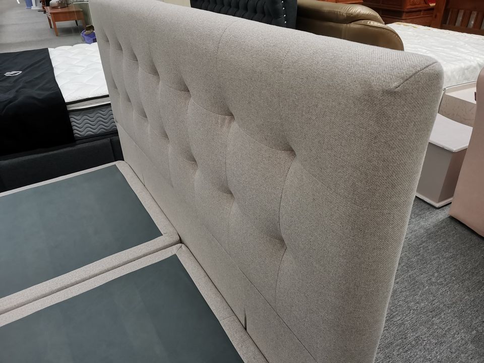 Bella Beige Fabric Headboard in Single/ King Single/ Double/ Queen/ King/ Super king from