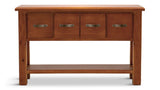 Felton Solid Wooden Rustic Hall Table