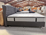 Birmingham Queen Bed 3Pcs NZ Made Base, Headboard & 28cm Thick Pocket Spring Mattress