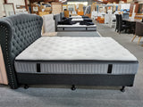 Bed 2Pcs NZ Made Base with a 28cm Thick Pocket Spring Mattress from