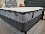 King Single Bed 2PCS: NZ Made Base & 28cm Thick Mattress
