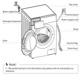 Midea 7KG Wash/4KG Dryer Front Load Combo Two In One - 3 Yrs Warranty